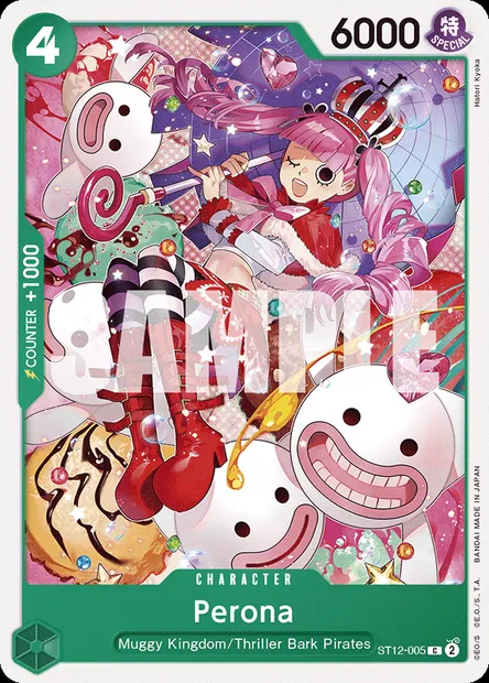 Perona, carte One Piece ST12-005 — extension Zoro and Sanji