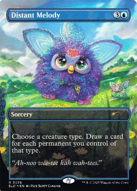 Distant Melody, Magic card SLD 2326 — Secret Lair Drop set