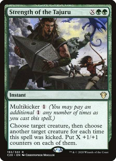 Strength of the Tajuru, Magic card C20 192 — Commander 2020 set