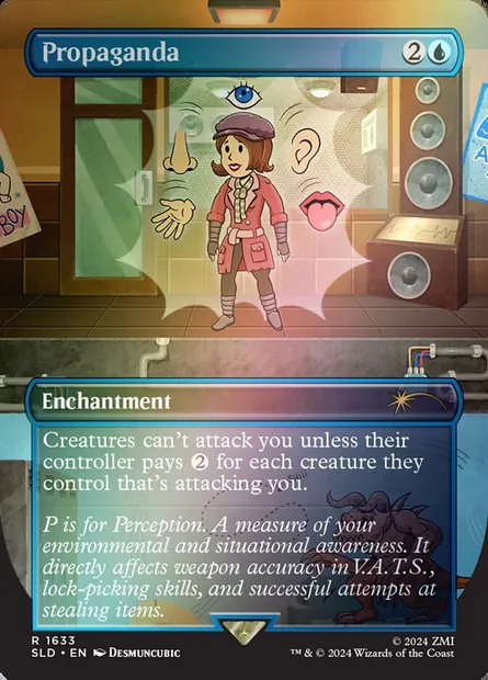 Propaganda, Magic card SLD 1633★ — Secret Lair Drop set