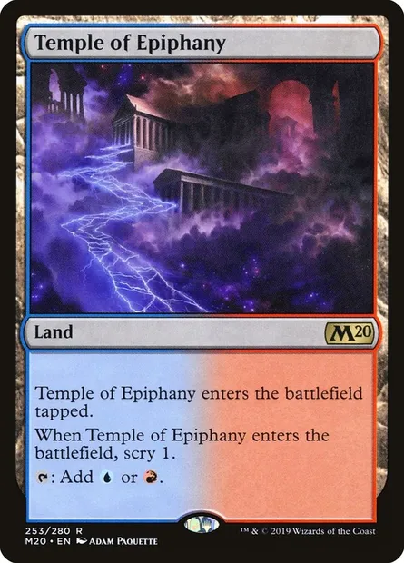 Temple of Epiphany, Magic card M20 253 — Core Set 2020 set