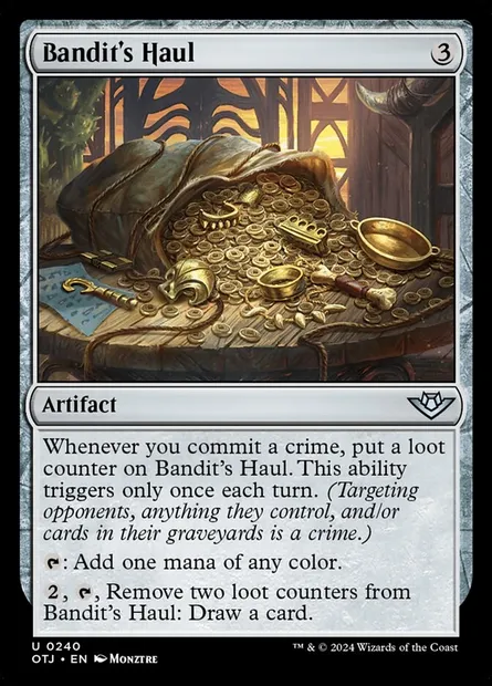 Bandit's Haul, Magic card OTJ 240 — Outlaws of Thunder Junction set