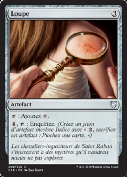 Loupe, carte Magic C18 208 — extension Commander 2018