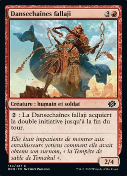 Dansechaînes fallaji, carte Magic BRO 134 — extension La Guerre Fratricide