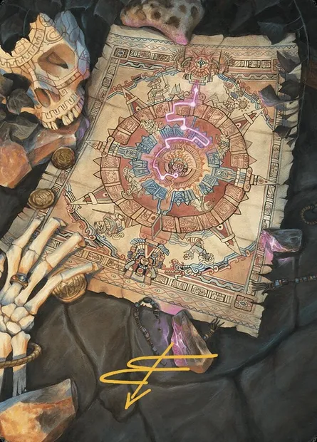 Map // Map, carte Magic ALCI 68 — extension The Lost Caverns of Ixalan Art Series