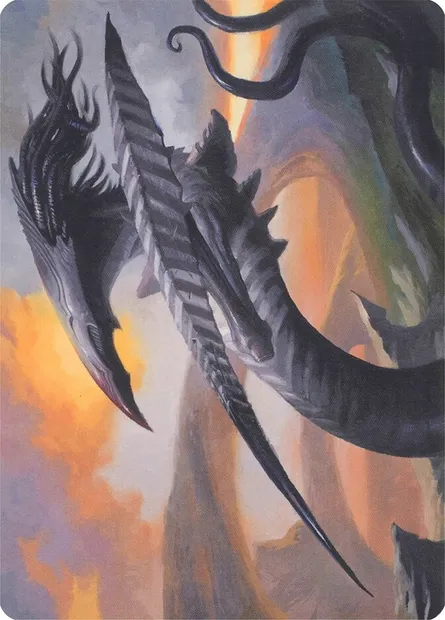 Lancer Sliver // Lancer Sliver, Magic card AMH1 24 — Modern Horizons Art Series set