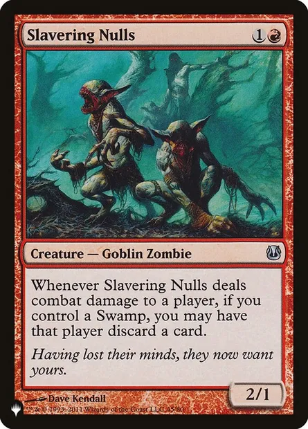 Slavering Nulls, Magic card PLST DDH-45 — The List set