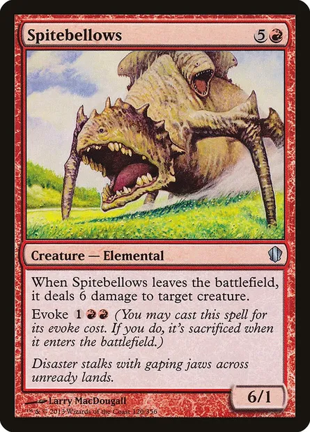 Spitebellows, Magic card C13 120 — Commander 2013 set