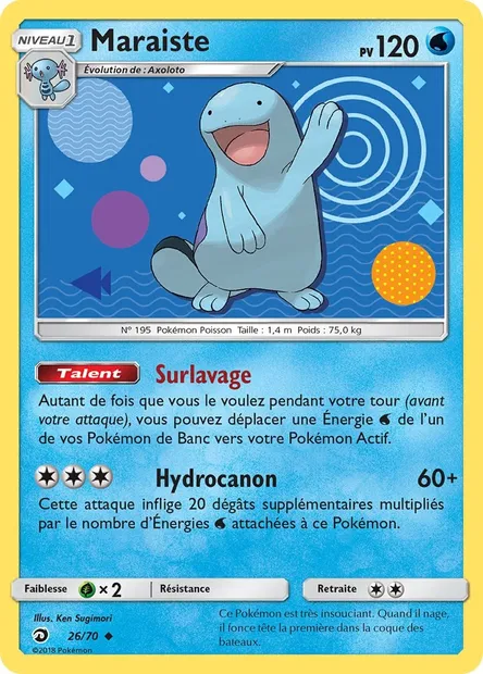 Maraiste, carte Pokémon DRM 26 — extension Majesté Des Dragons