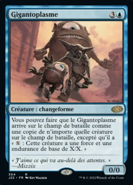 Gigantoplasme, carte Magic J22 304 — extension Jumpstart 2022