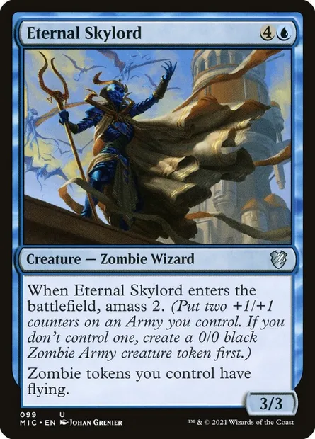 Eternal Skylord, Magic card MIC 99 — Midnight Hunt Commander set