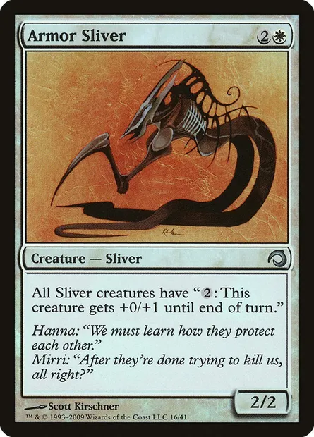 Armor Sliver, Magic card H09 16 — Premium Deck Series: Slivers set