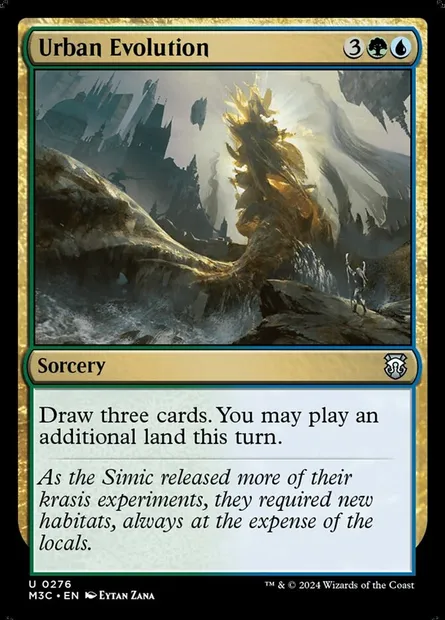 Urban Evolution, Magic card M3C 276 — Modern Horizons 3 Commander set