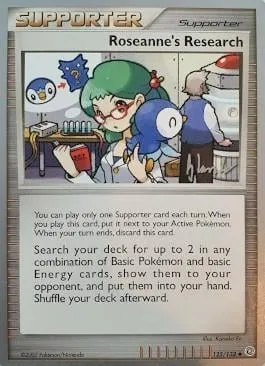 La recherche de Rose, carte Pokémon WCD08 125-2 — extension World Championship Decks 2008
