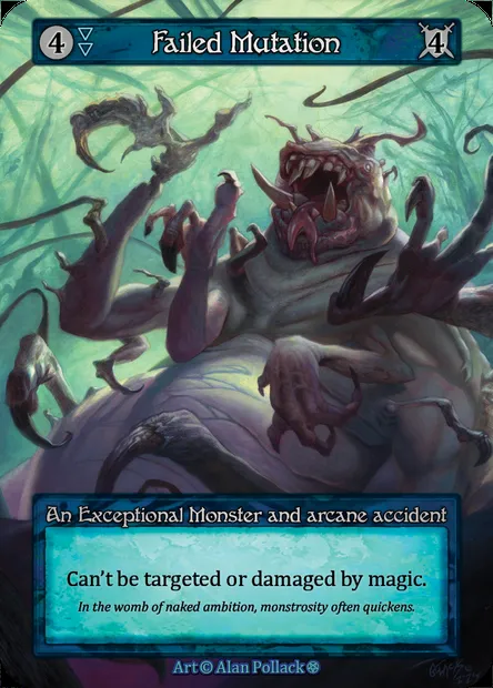 Failed Mutation, carte Sorcery GOT 067 — extension Gothic