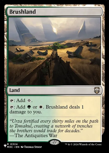 Brushland, Magic card PLST M3C-324 — The List set