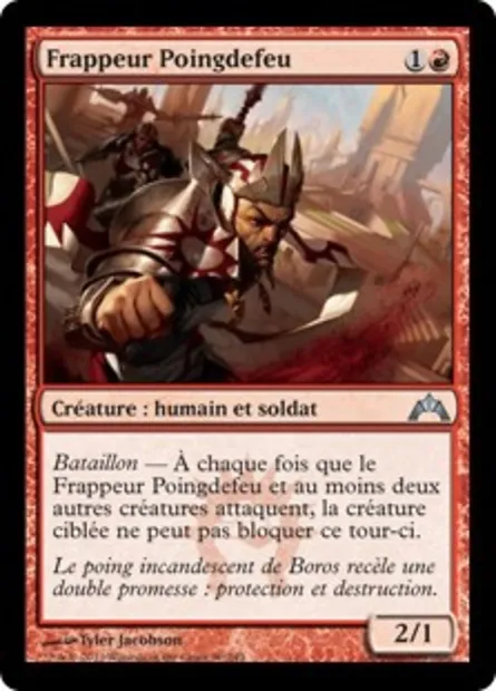 Frappeur Poingdefeu, carte Magic GTC 90 — extension Insurrection
