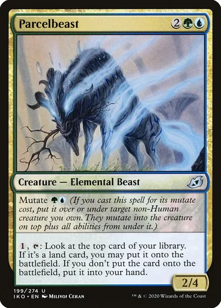 Parcelbeast, Magic card IKO 199 — Ikoria: Lair of Behemoths set
