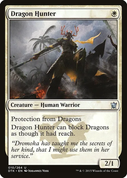 Dragon Hunter, Magic card DTK 10 — Dragons of Tarkir set