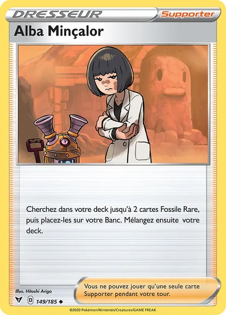 Alba Minçalor, carte Pokémon VIV 149 — extension Voltage Éclatant