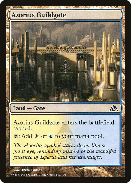 Azorius Guildgate, Magic card DGM 146 — Dragon's Maze set