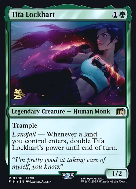 Tifa Lockhart, Magic card PFIN 206s — Final Fantasy Promos set