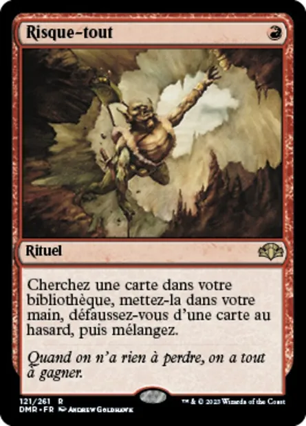 Risque-tout, carte Magic DMR 121 — extension Dominaria Remastered