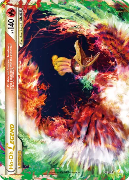 Ho-Oh LEGEND, Pokémon card HS 111 — HeartGold SoulSilver set