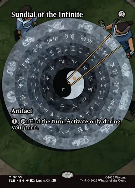 Sundial of the Infinite, Magic card TLE 55 — Avatar: The Last Airbender Eternal set