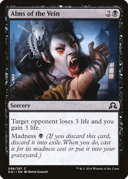 Alms of the Vein, Magic card SOI 98 — Shadows over Innistrad set