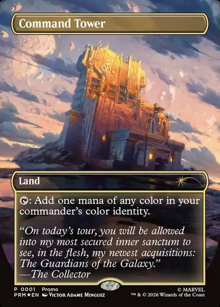 Command Tower, Magic card PMEI 2026-13 — Media and Collaboration Promos set