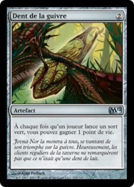 Dent de la guivre, carte Magic M12 223 — extension Magic 2012