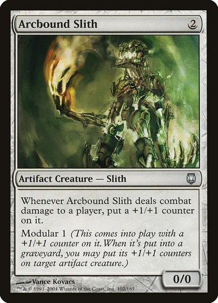 Arcbound Slith, Magic card DST 102 — Darksteel set