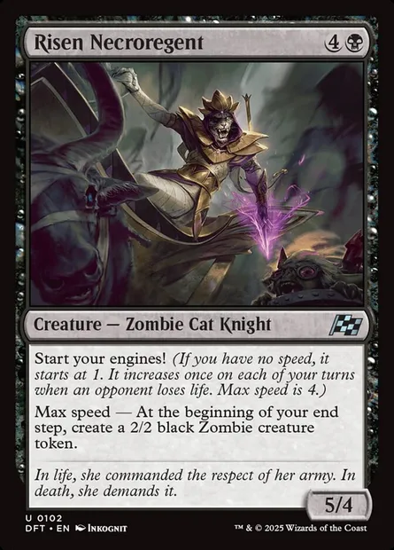 Risen Necroregent, Magic card DFT 102 — Aetherdrift set