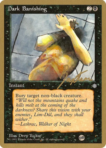 Obscur bannissement, carte Magic PTC gb119sb — extension Pro Tour Collector Set