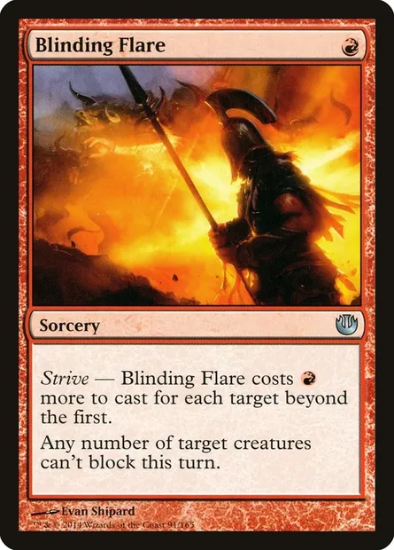 Blinding Flare, Magic card JOU 91 — Journey into Nyx set