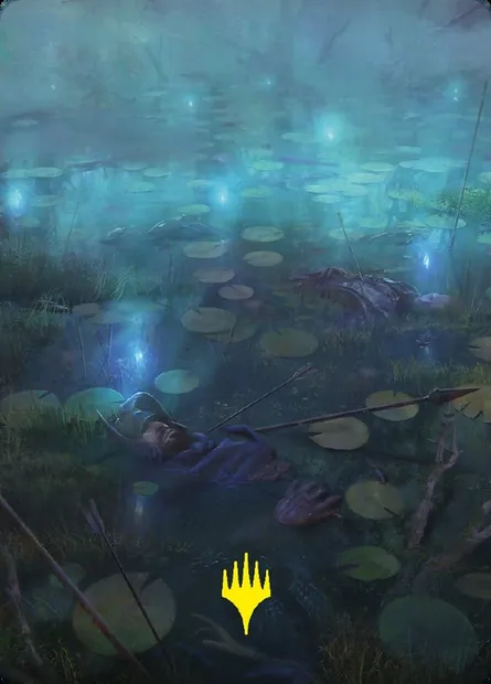 The Dead Marshes // The Dead Marshes, Magic card ALTR 79 — Tales of Middle-earth Art Series set