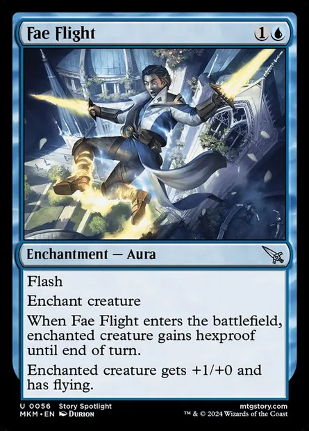 Fae Flight, Magic card MKM 56 — Murders at Karlov Manor set
