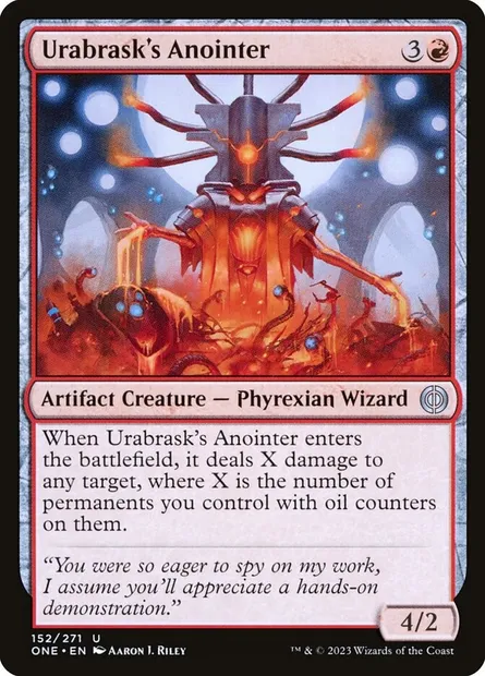 Urabrask's Anointer, Magic card ONE 152 — Phyrexia: All Will Be One set