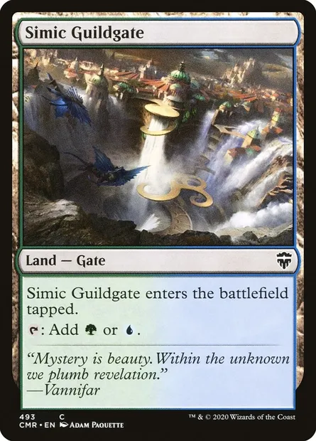 Simic Guildgate, Magic card CMR 493 — Commander Legends set