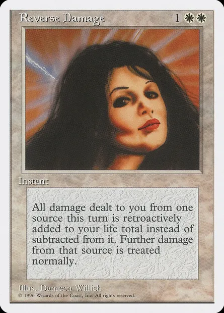 Reverse Damage, Magic card ITP 7 — Introductory Two-Player Set set