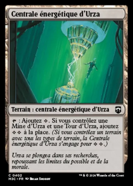 Centrale énergétique d'Urza, carte Magic M3C 402 — extension Modern Horizons 3 Commander