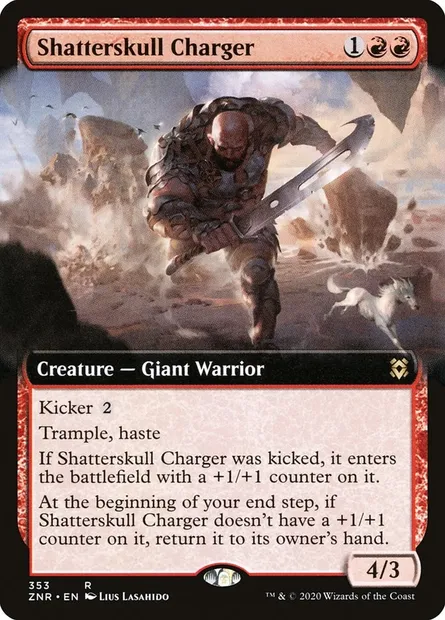 Shatterskull Charger, Magic card ZNR 353 — Zendikar Rising set