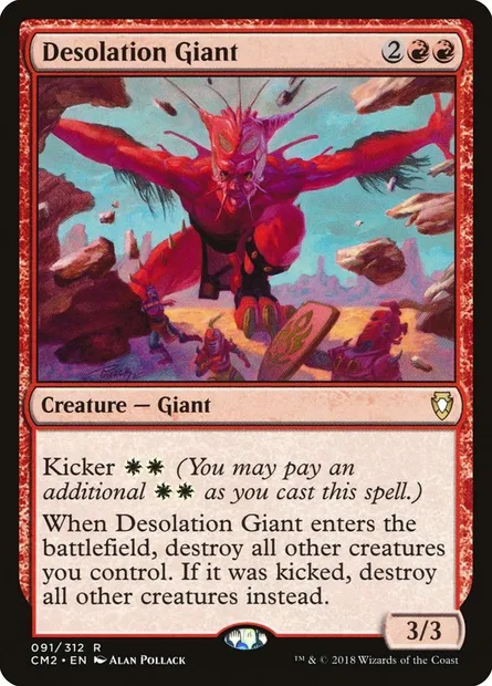 Desolation Giant, Magic card CM2 91 — Commander Anthology Volume II set