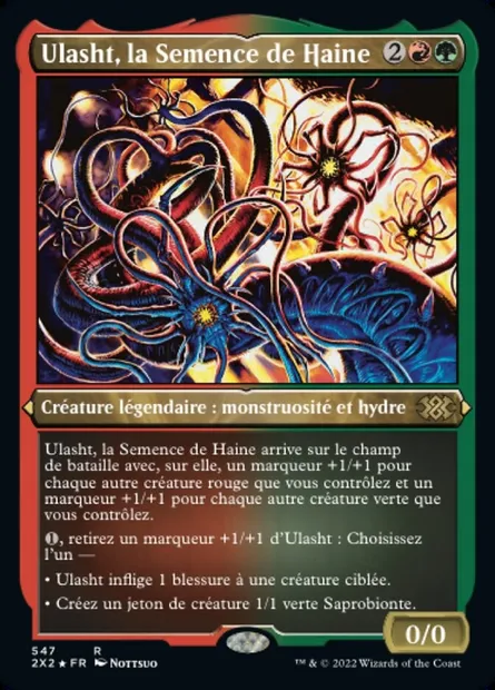 Ulasht, la Semence de Haine, carte Magic 2X2 547 — extension Double Masters 2022