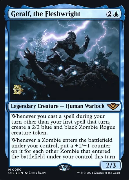Geralf, the Fleshwright, Magic card POTJ 50s — Outlaws of Thunder Junction Promos set