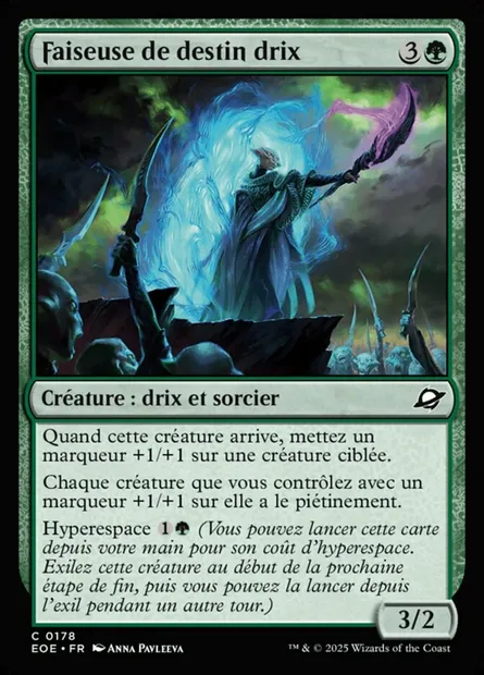 Faiseuse de destin drix, carte Magic EOE 178 — extension Edge of Eternities