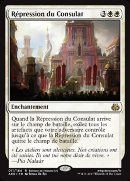 Répression du Consulat, carte Magic AER 11 — extension La révolte éthérique