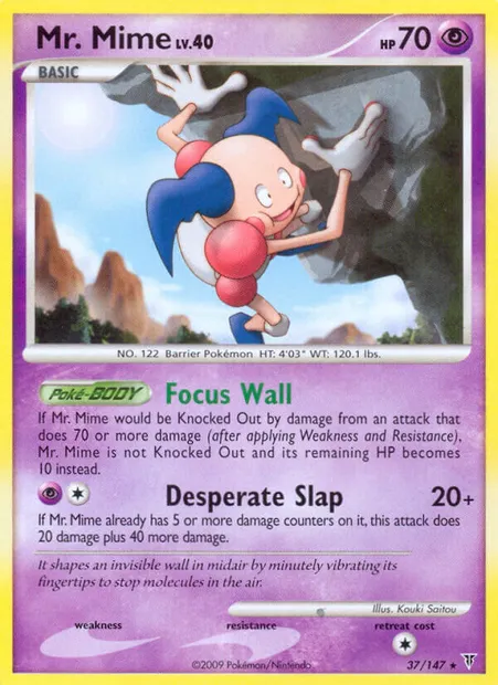 Mr. Mime, Pokémon card SV 37 — Supreme Victors set