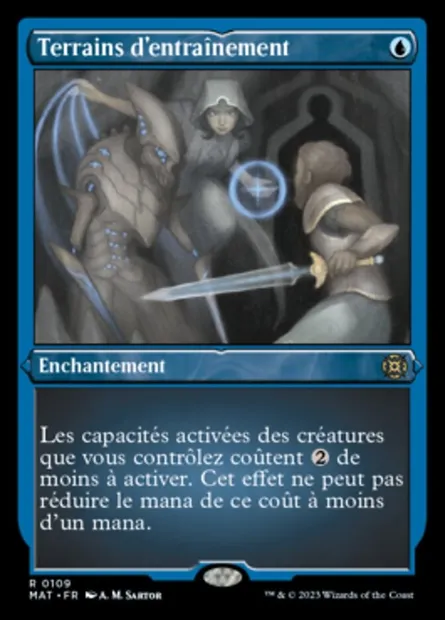 Terrains d'entraînement, carte Magic MAT 109 — extension L'invasion des machines : le jour d'après